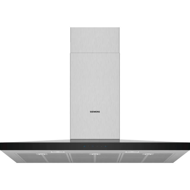 Siemens LD98WMM60B 90cm Worktop ventilation, clear glass design, seamless installation with 90cm fra