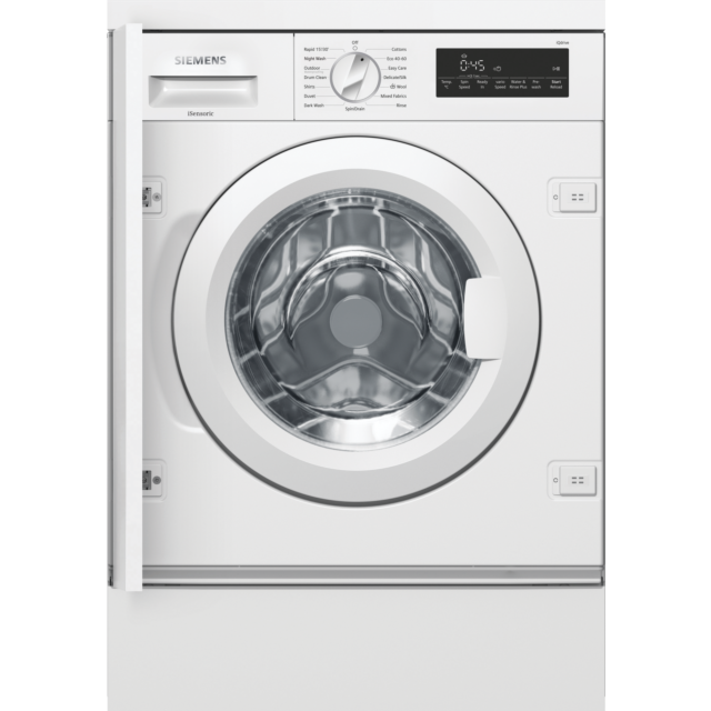 Siemens WI14W502GB Capacity 8kg, 1400rpm, timeLight, Variable temperature, 24hr time delay, iQdrive 
