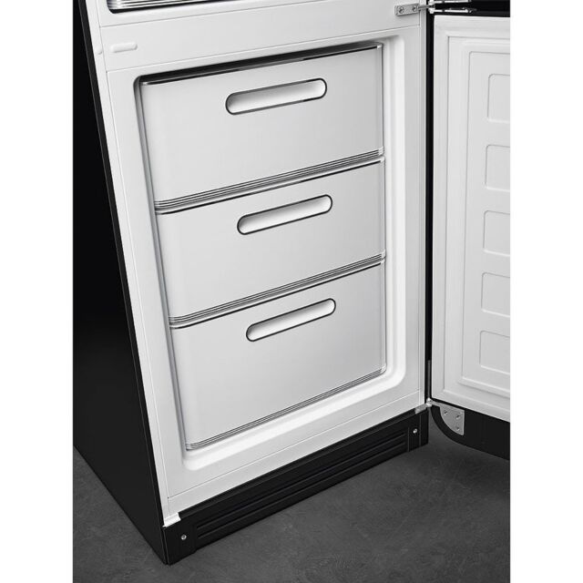 Smeg FAB32RBL5UK 60cm 60/40 Fridge Freezer - Black