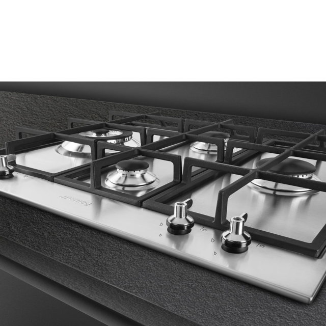 Smeg PX364L 60cm Gas Hob - Stainless Steel