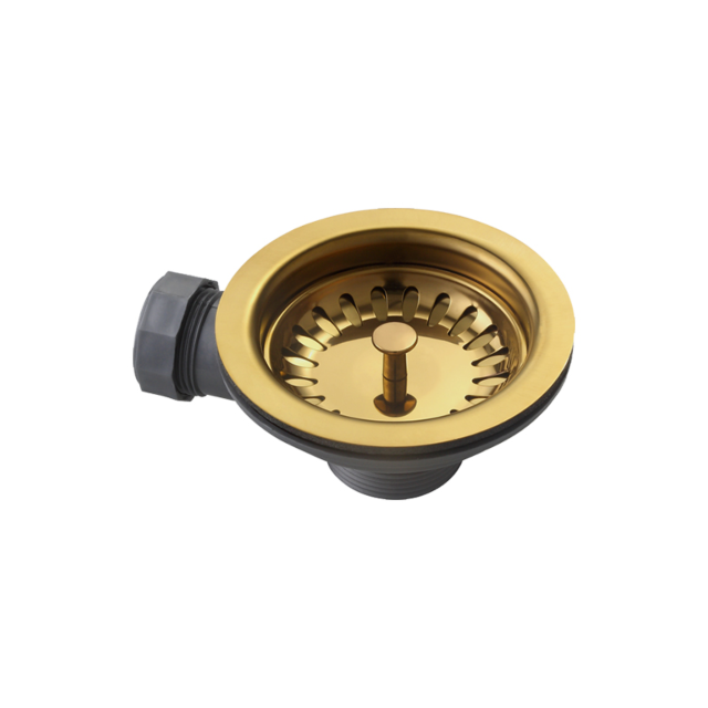 The 1810 Company AC-BSW-GB BASKET STRAINER WASTE - GOLD/BRASS
