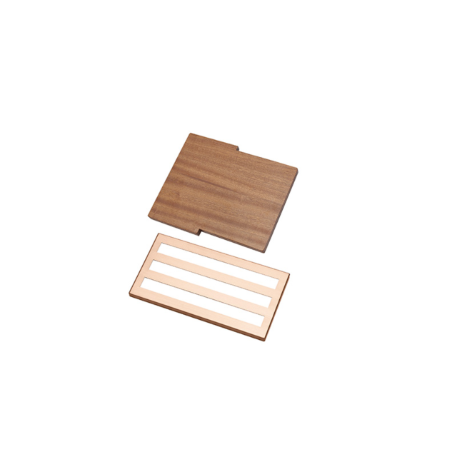 The 1810 Company AC-CHAN-PACK2-COP ACCESSORY TROUGH PACK (CHOPPING BOARD) COPPER