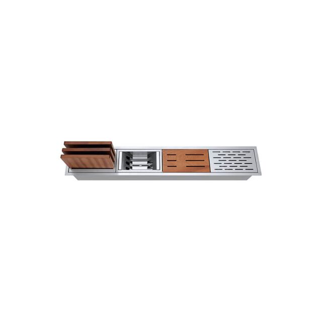 The 1810 Company AC-CHAN/1200/S/202 ACCESSORY TROUGH 1200MM