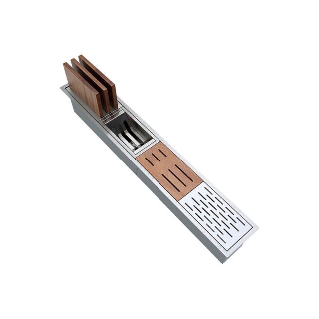 The 1810 Company AC-CHAN/1200/S/202 ACCESSORY TROUGH 1200MM