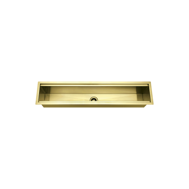 The 1810 Company AC-CHAN/900/GB/207 ACCESSORY TROUGH 900MM GOLD/BRASS
