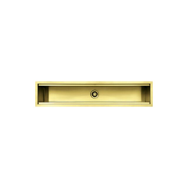 The 1810 Company AC-CHAN/900/GB/207 ACCESSORY TROUGH 900MM GOLD/BRASS