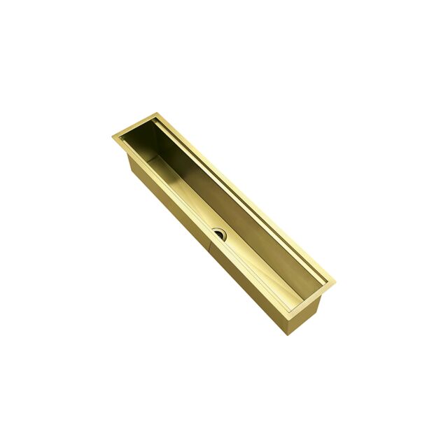 The 1810 Company AC-CHAN/900/GB/207 ACCESSORY TROUGH 900MM GOLD/BRASS