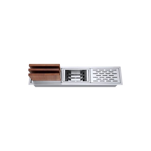 The 1810 Company AC-CHAN/900/S/201 ACCESSORY TROUGH 900MM