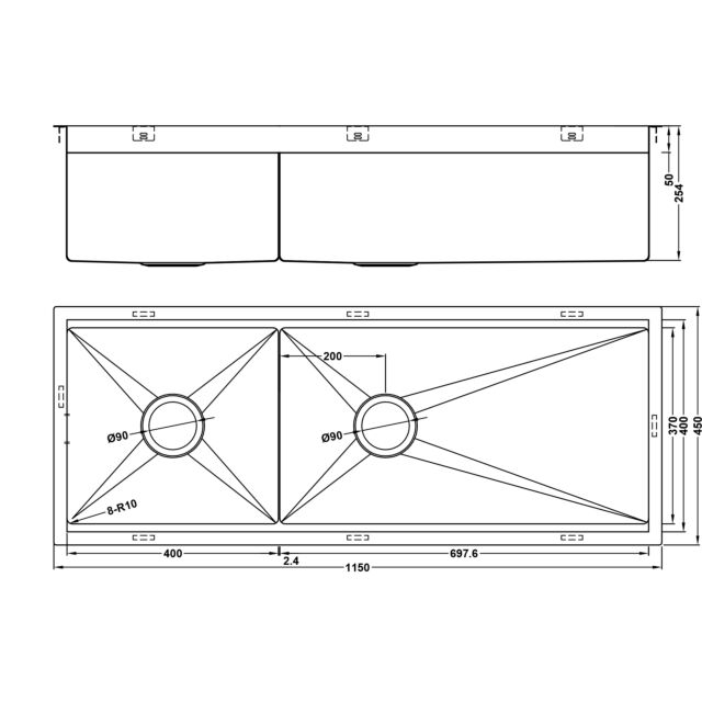 The 1810 Company ZDO/1100/U10/S/REV/182 ZENDUO10 1100 OPTIONS