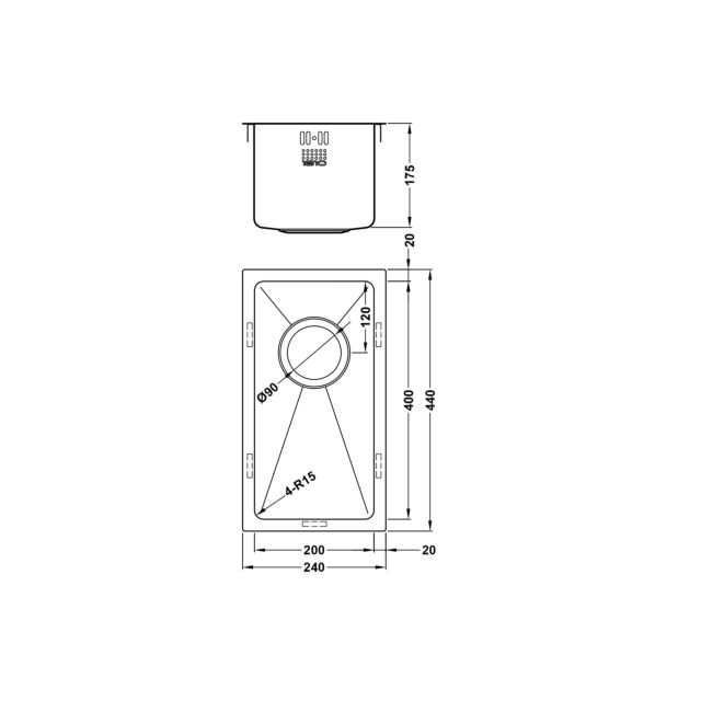 The 1810 Company ZU/20/U15/S/086 ZENUNO15 200U 