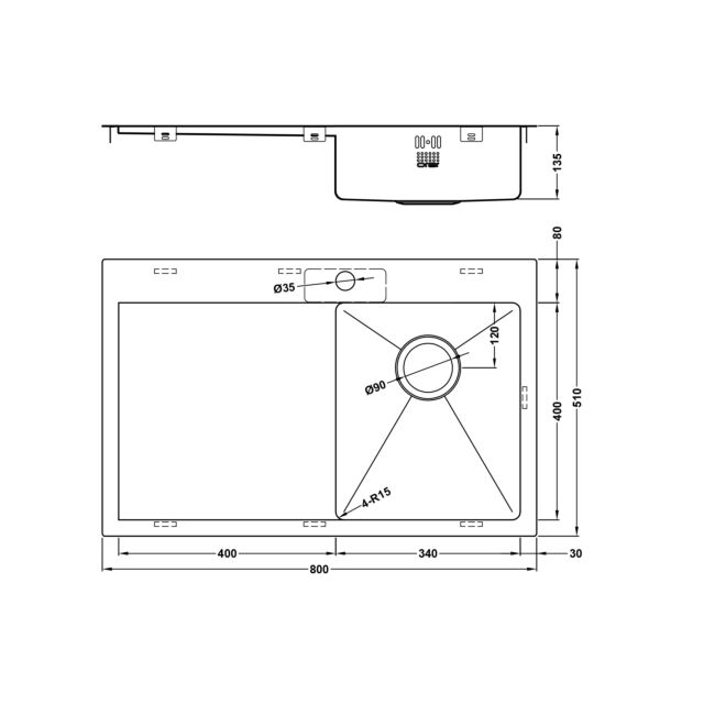 The 1810 Company ZU/34/IF/U15/S/BBR/161 ZENUNO15 34 I-F ACCESSIBLE BBR