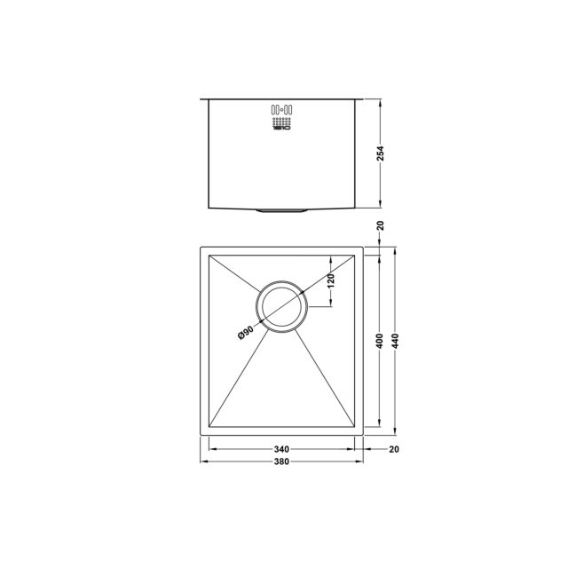 The 1810 Company ZU/34/U/D/S/70 ZENUNO 340U DEEP
