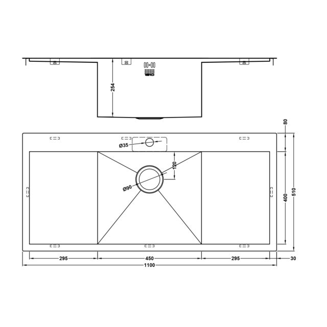 The 1810 Company ZU/45/IF/D/S/045 ZENUNO 45I-F DEEP