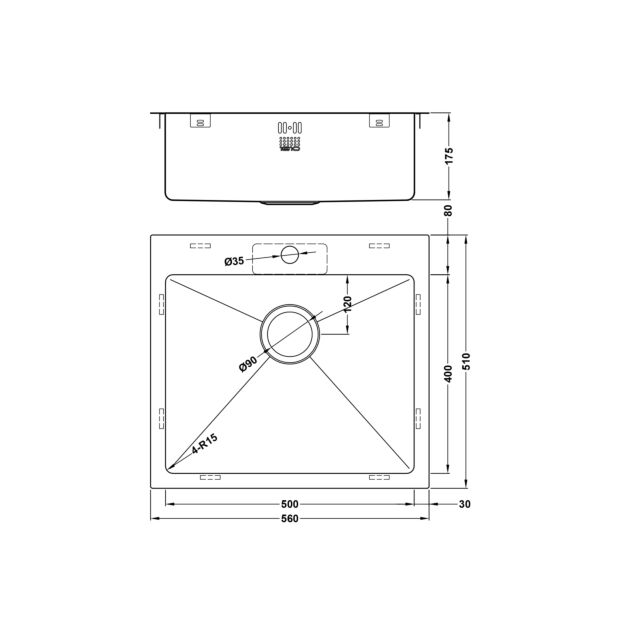 The 1810 Company ZU/50/IF/U15/S/090 ZENUNO15 500 I-F 