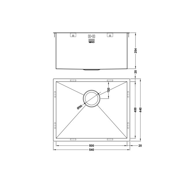 The 1810 Company ZU/50/U/D/S/074 ZENUNO 500U DEEP
