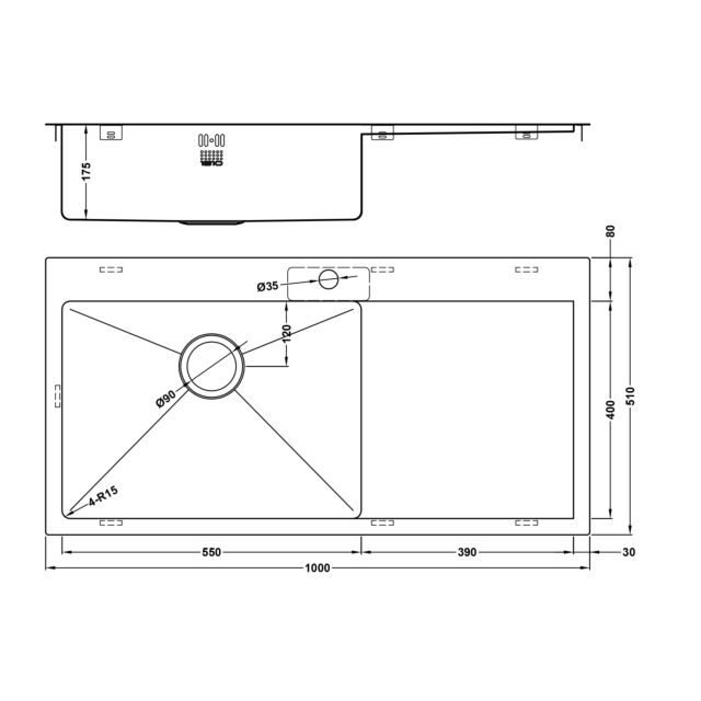 The 1810 Company ZU/55/IF/U15/S/BBL/156 ZENUNO15 55 I-F BBL 