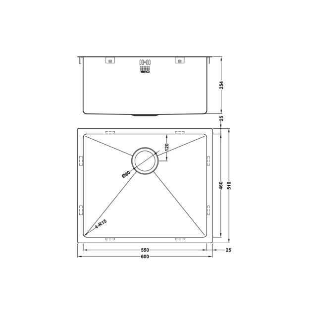 The 1810 Company ZU/55/U15/D/S/XXL/501 ZENUNO15 550U XXL DEEP