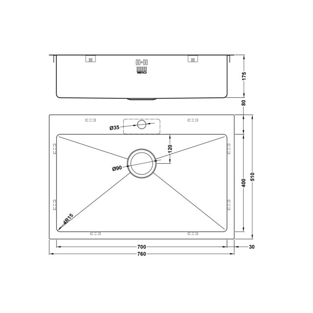 The 1810 Company ZU/70/IF/U15/S/099 ZENUNO15 700 I-F 