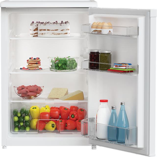 Zenith ZLS3584W 54cm Under Counter Larder Fridge - White