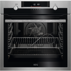 AEG BPS555060M 59.5cm Built In Electric Single Oven - Stainless Steel