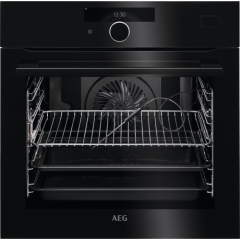 AEG BSK978330B 59.5cm Built In Electric Single Oven - Black