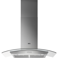 AEG DTB3953M 
90cm Curved Glass Wall Chimney Hood, Mechanical Push Buttons, LED Lighting, 3 Speeds, 