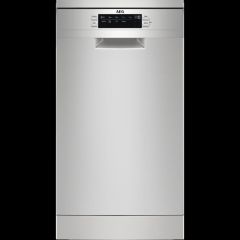 AEG FFB73527ZM Slimline Dishwasher - Stainless Steel - 10 Place Settings
