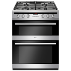 Amica AFG6450SS 60Cm Freestanding Gas Double Oven In Stainless Steel