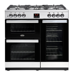 Belling 444444070 Cookcentre 90DFT Dual Fuel Range Cooker