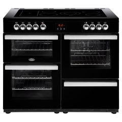 Belling 444444097  110E 110cm Electric Rangecooker with Double Oven and Ceramic Hob - Stainless Steel