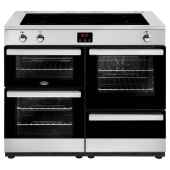 Belling 444444103  110EI 109.6cm Electric Rangecooker with Triple Oven and Induction Hob - Stainless Steel