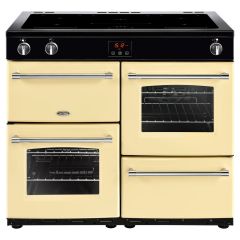 Belling 444444143  110EI 100cm Electric Rangecooker with Double Oven and Induction Hob - Silver