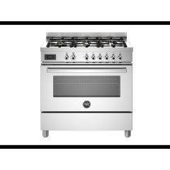 Bertazzoni PRO96L1EXT Professional 90cm Range Cooker Single Oven Dual Fuel Stainless Steel