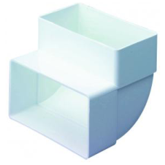 Caple 960W 150mm Vertical 90deg Bend - Megaduct (for 220x90mm)