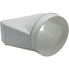 Caple 970W 150mm Rect/Round Adaptor - Megaduct 150mm component