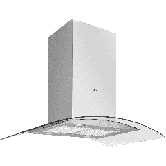 Caple CGI921 stainless steel and glass, electronic touch control, 617m3/h, W 900mm, A energy, filter