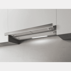 Elica ELITE35-60 60Cm Stainless Steel Telescopic Cooker Hood With Pull Out Canopy, 3 Push Speed Cont