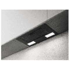 Elica ERA-LUX-BLK-60 60Cm Black Era Built-In Deluxe Canopy Cooker Hood