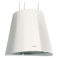 Elica JUNO-WH 50Cm White Suspended Ceiling Cooker Hood With Led Lighting And 3 Speed Controls