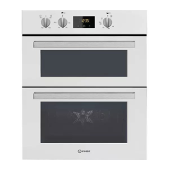 Indesit IDU6340WH  IDU6340 59.5cm Built-under Electric Double Oven - White