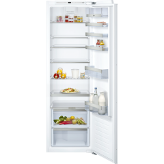 Neff KI1813FE0G 177x55.8 built in fridge, FreshSafe 2, FreshSafe, Bottle rack, LED Light, 7 glass sh