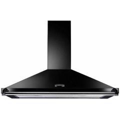 Rangemaster CLAHDC90BC/ 63050 CLASSIC 90CM HOOD BLACK CHROME RAIL