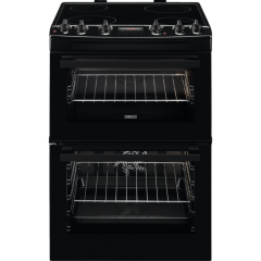 Zanussi ZCV66250BA 
60cm Double Oven with Thermaflow® fan operated main oven and conventional top o